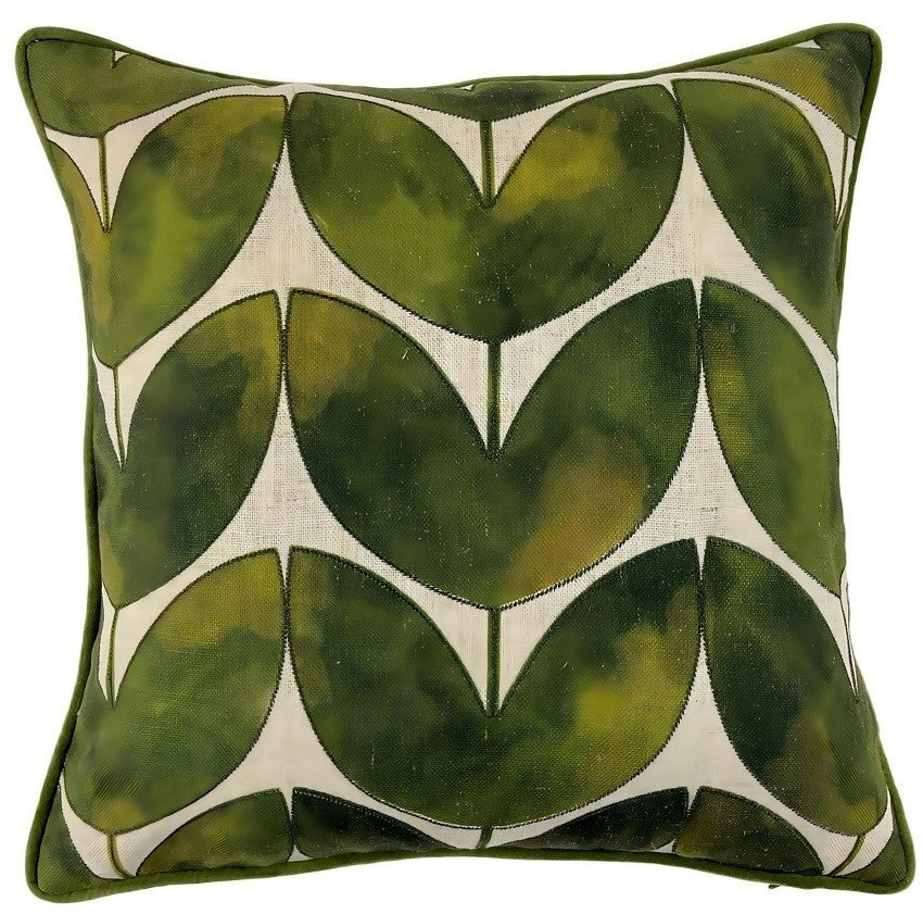 RETRO PRINT OLIVE 45 X 45