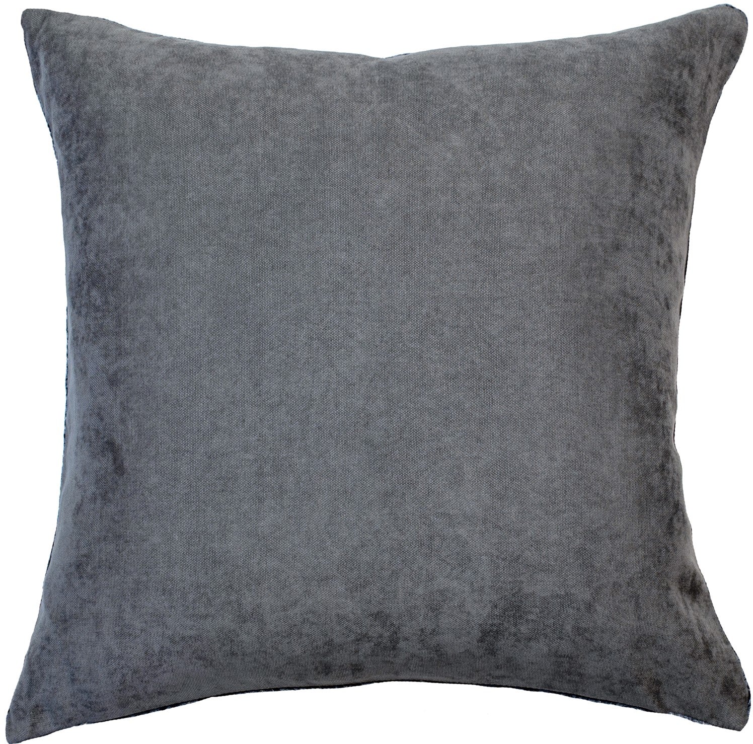 Malini Marlene Marble Blue & Copper Orange Square Cushion