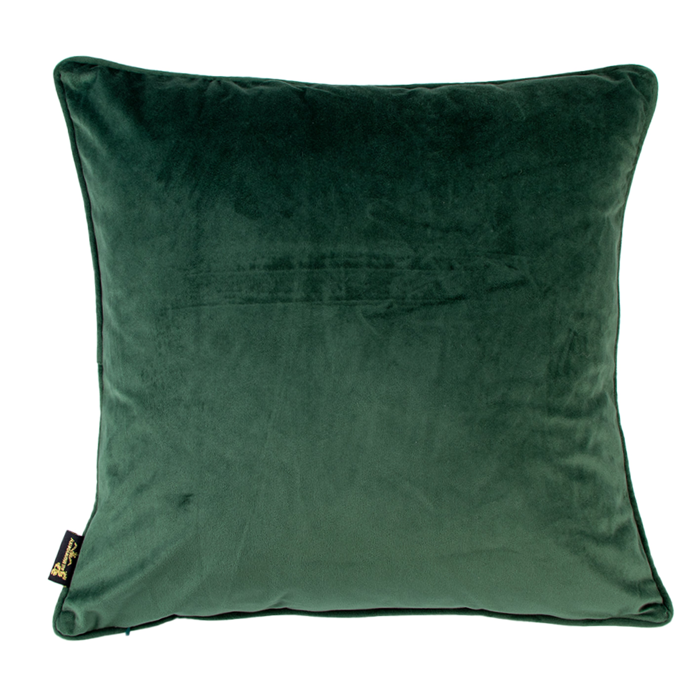 Malini Monteverde Green Spilt Paint Square Cushion