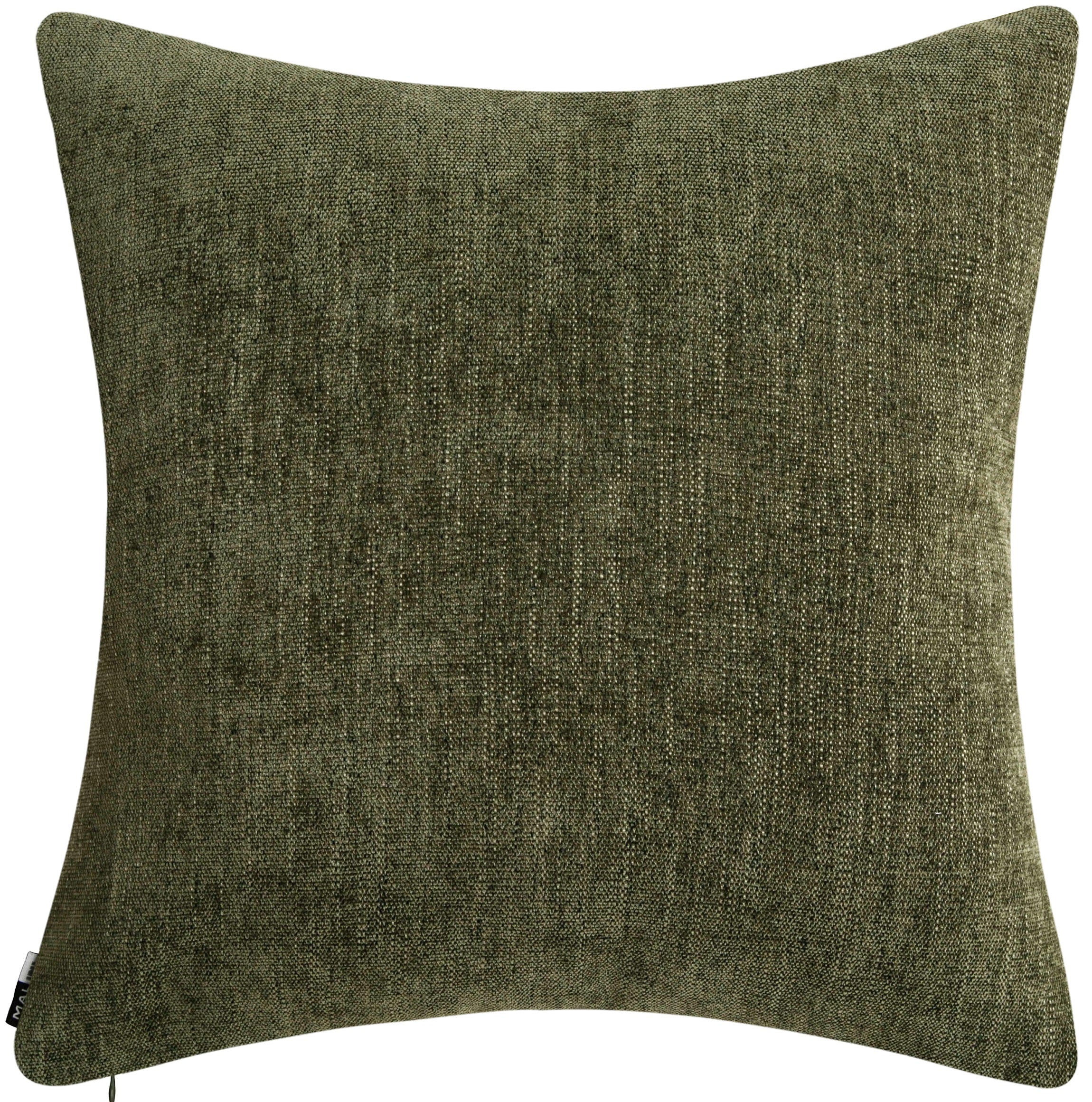 PATCH CHENILLE AND LINEN OLIVE 45 X 45