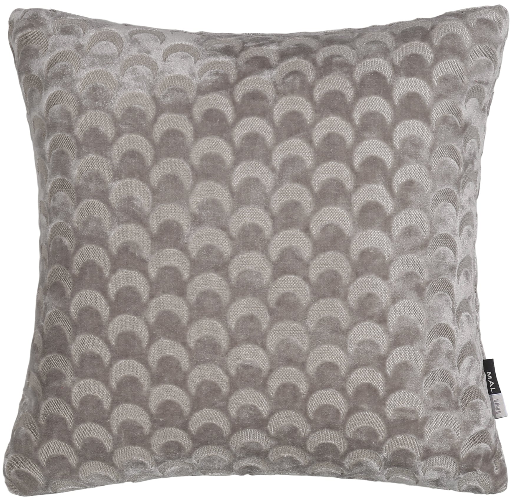 CUT VELVET CRESCENT TAUPE 43 X43