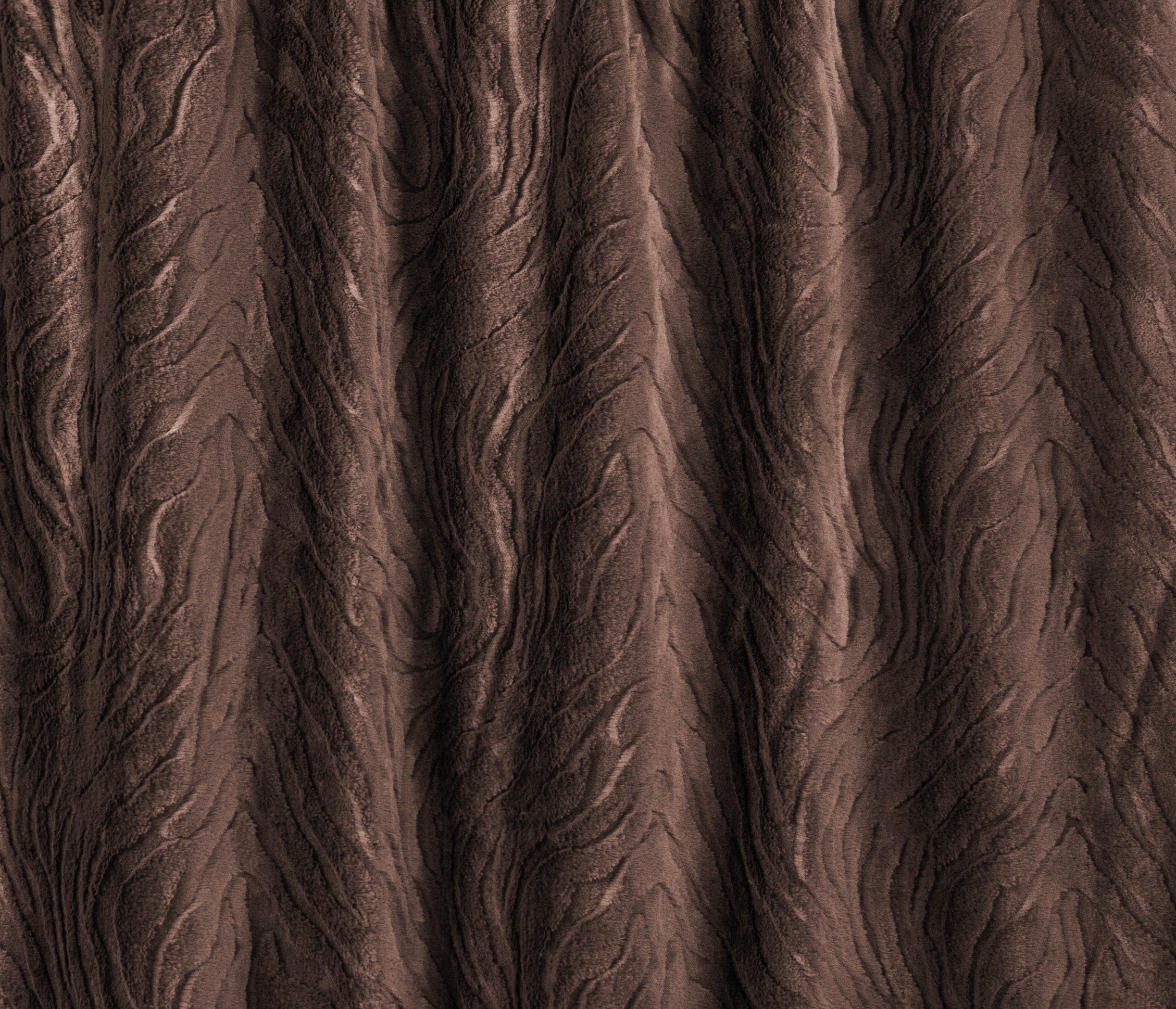 PM FAUX FUR THROW CHOC 45x45