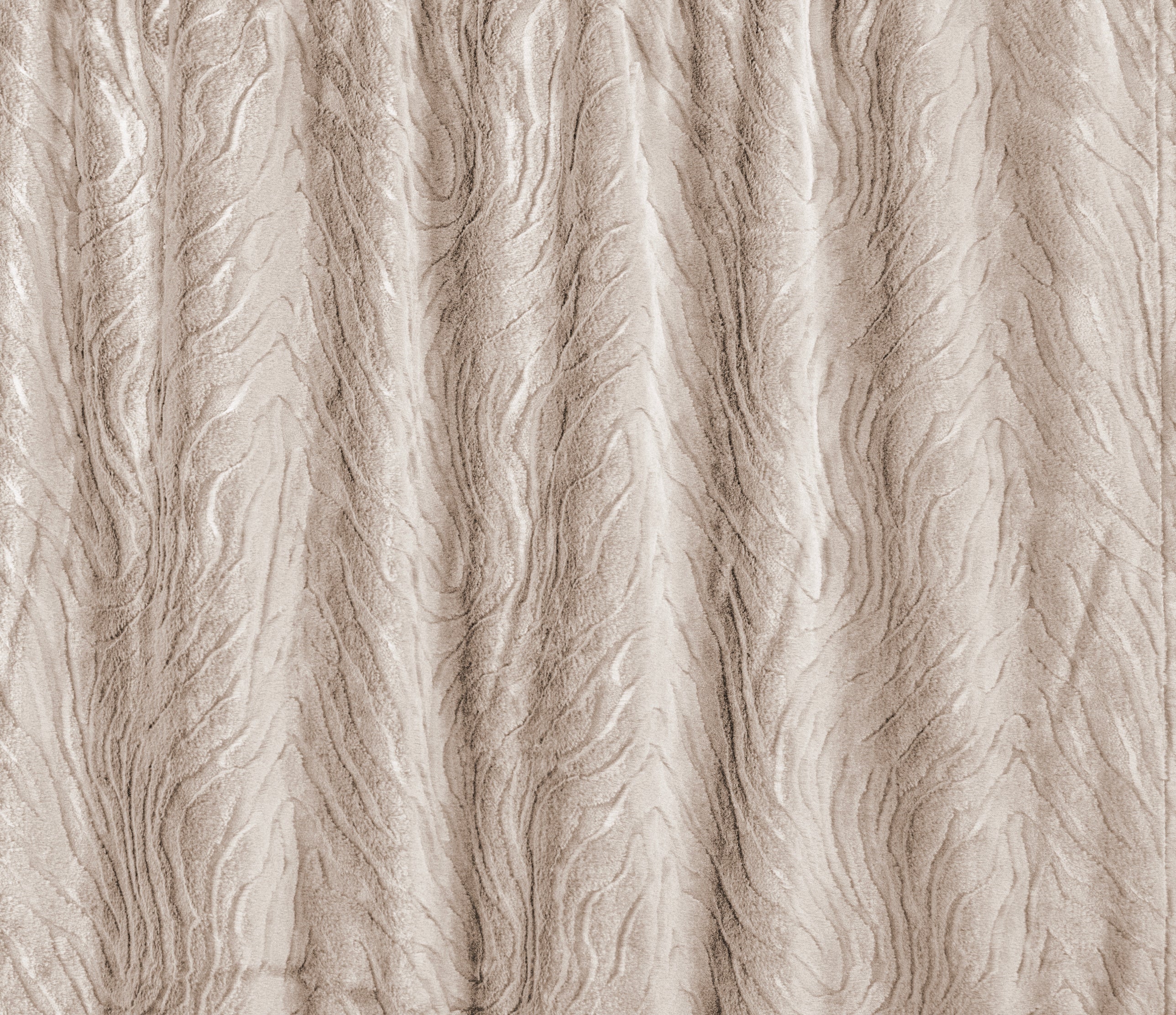PM FAUX FUR THROW TAUPE 45x45