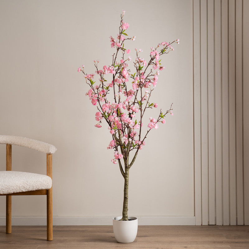 160cm Artificial Pink Cherry Blossom Tree