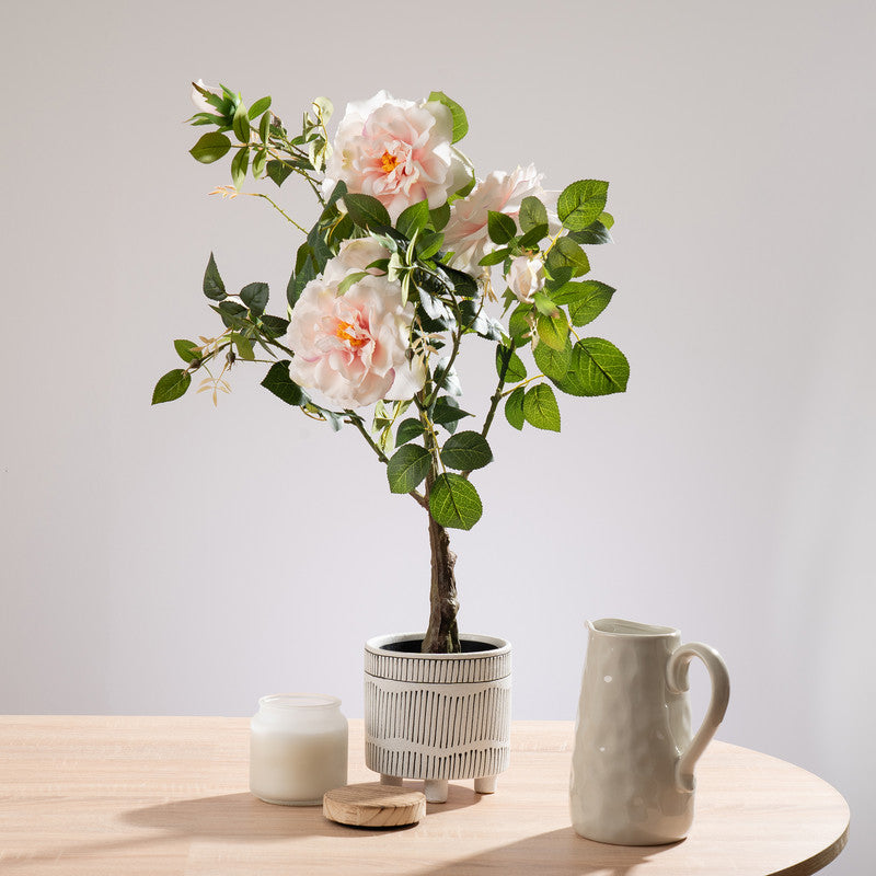 75cm Real Touch Pink Rose Tree