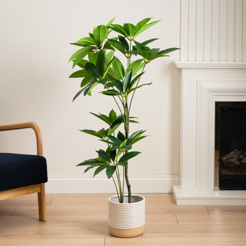 125cm Artificial Artificial Umbrella Schefflera Tree