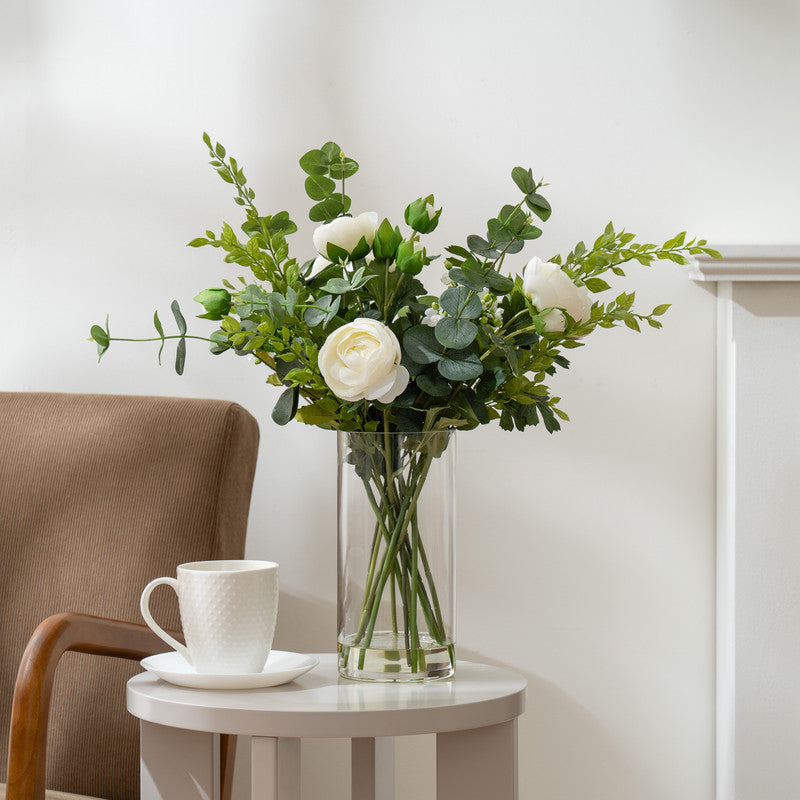 55cm Artificial Ranunculus Arrangement in Vase