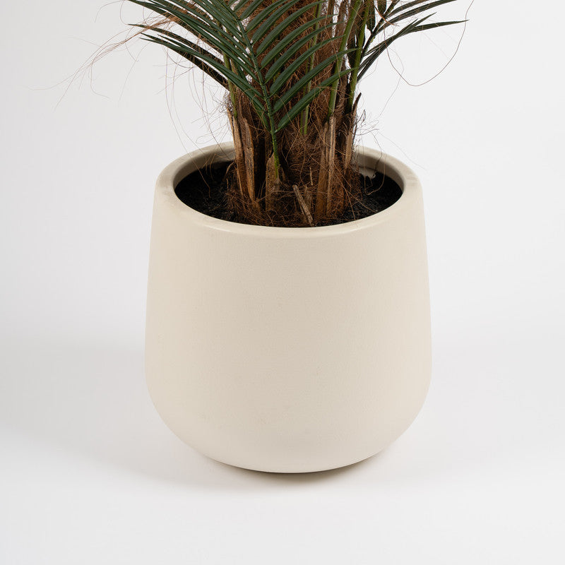 125cm Artificial Palm Tree in White Pot