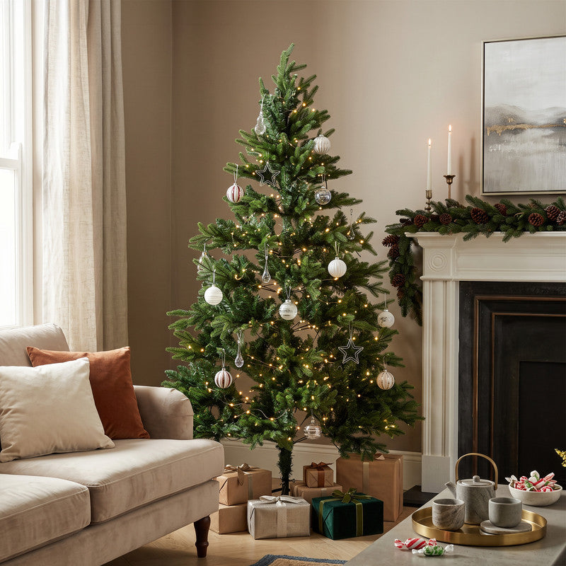 6ft Artificial Pre-Lit Christmas Tree