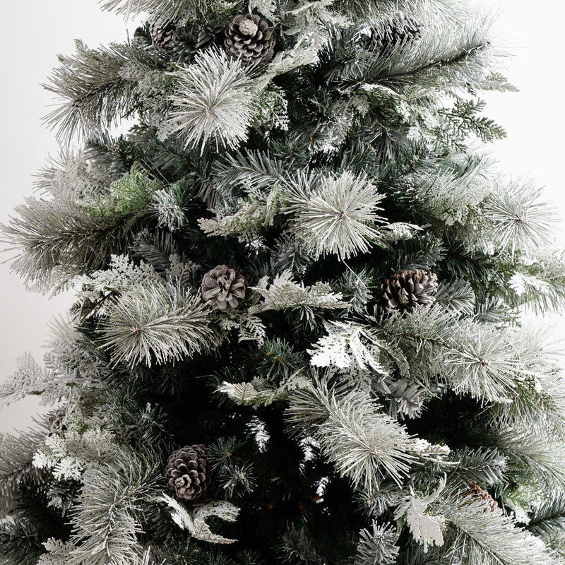 6ft Artificial Frosted Foliage Christmas Tree