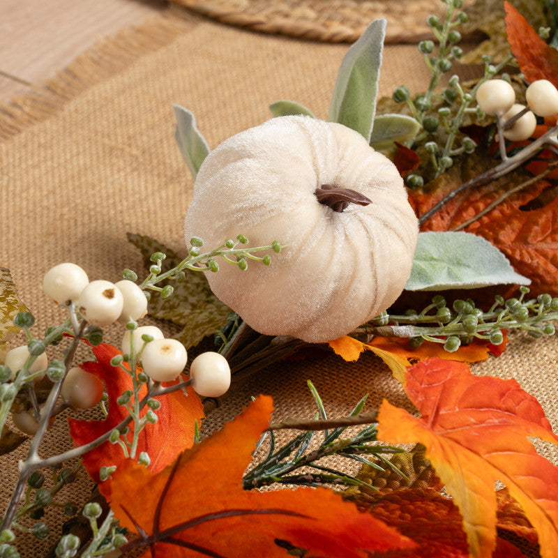 150cm Pumpkin Garland Green / Orange