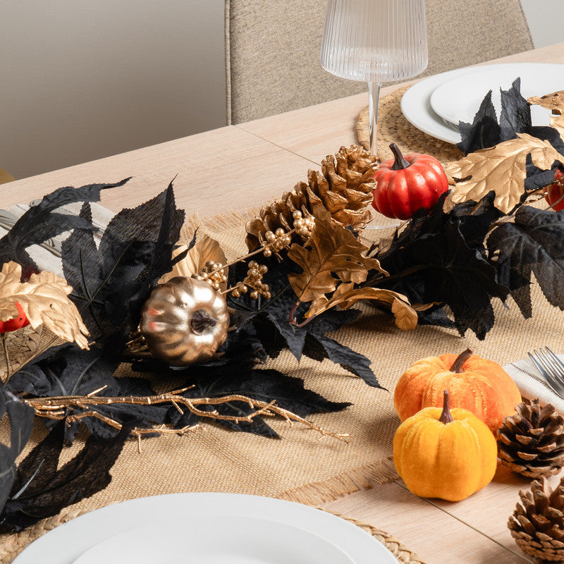 150cm Premium Garland Black / Gold