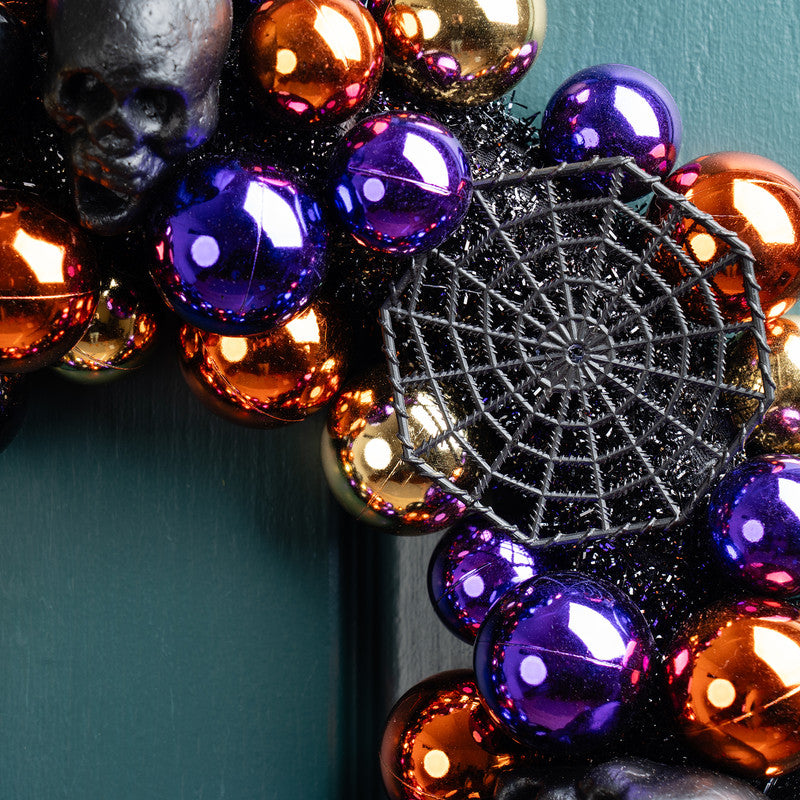 45cm Halloween Bauble Wreath