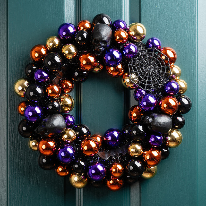 45cm Halloween Bauble Wreath