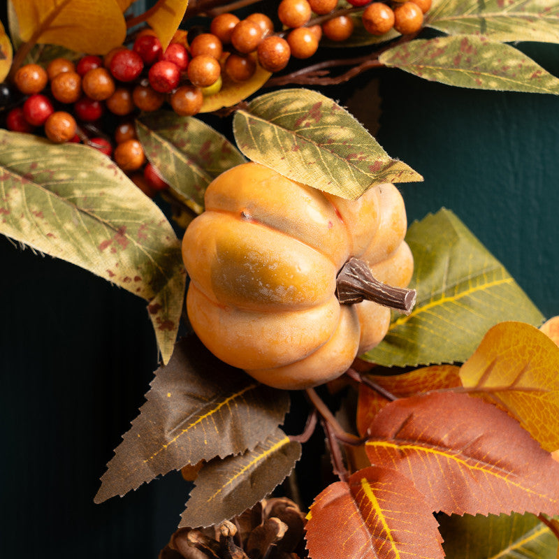 45cm Autumnal Pumpkin Wreath