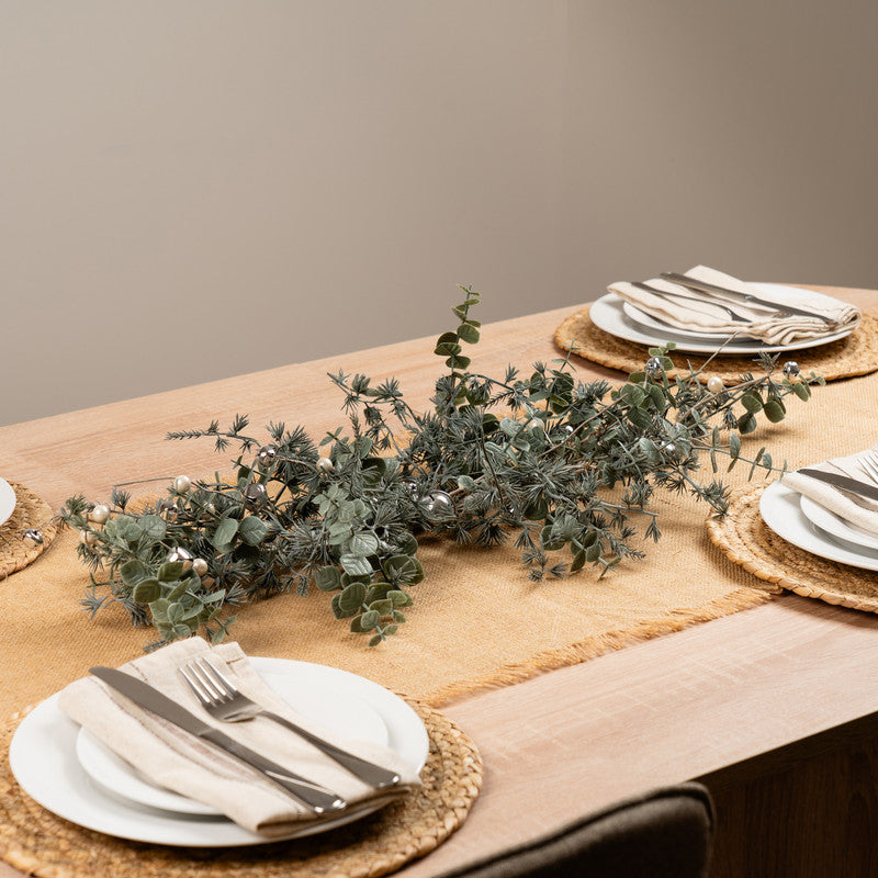 78cm Trailing Pine & Bell Centrepiece Swag