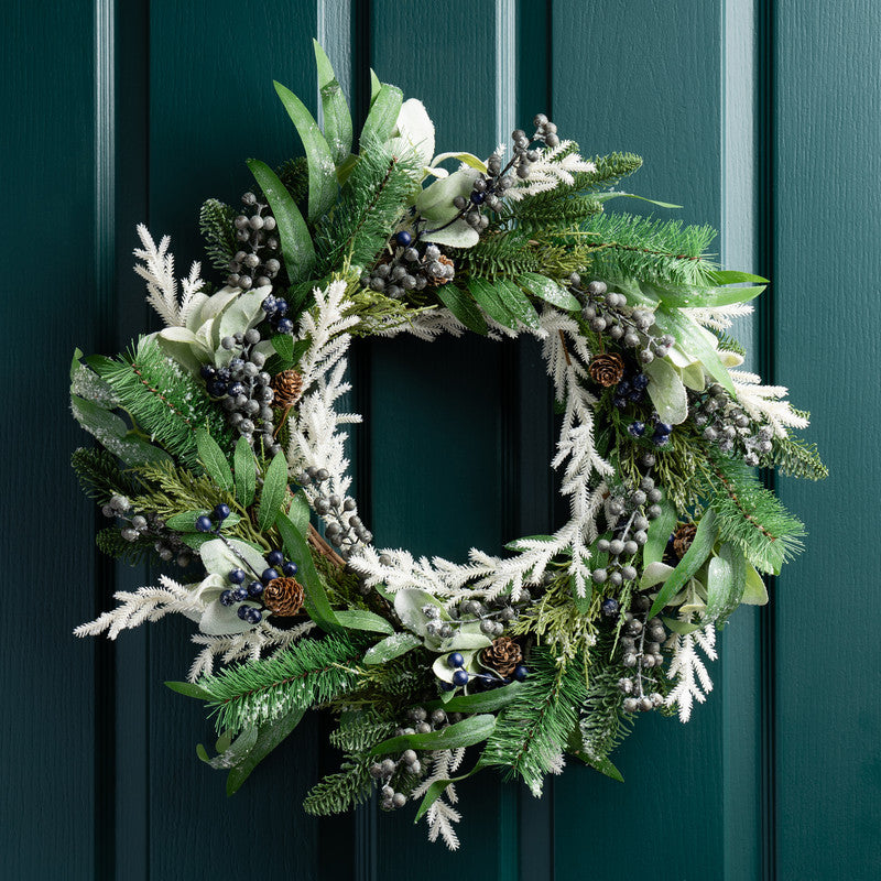 Blueberry & Pine Garland Wreath 60cm