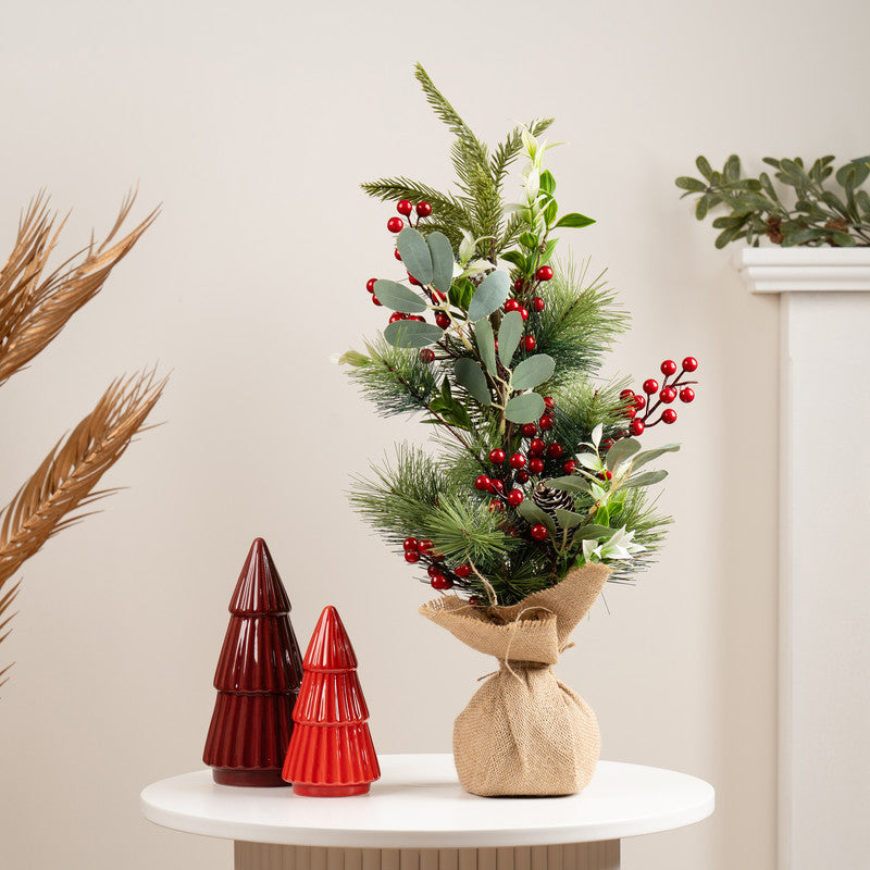Artificial Christmas Tree With Berries 60cm
