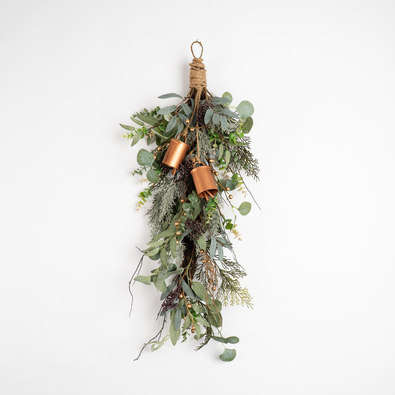 80cm Rustic Swag with Bells