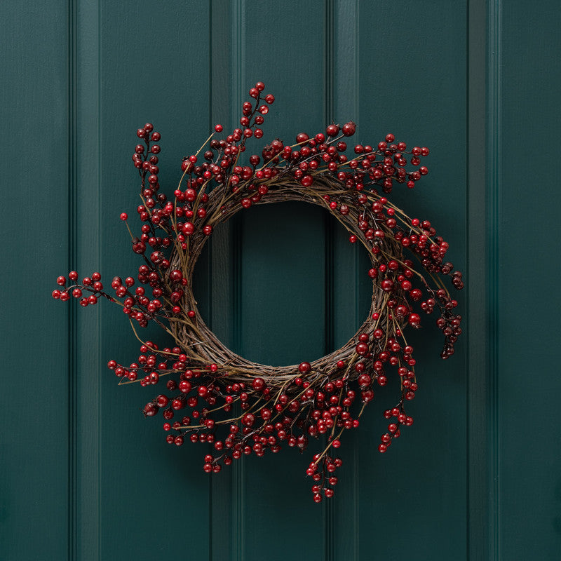 Red Berry Wreath 40cm