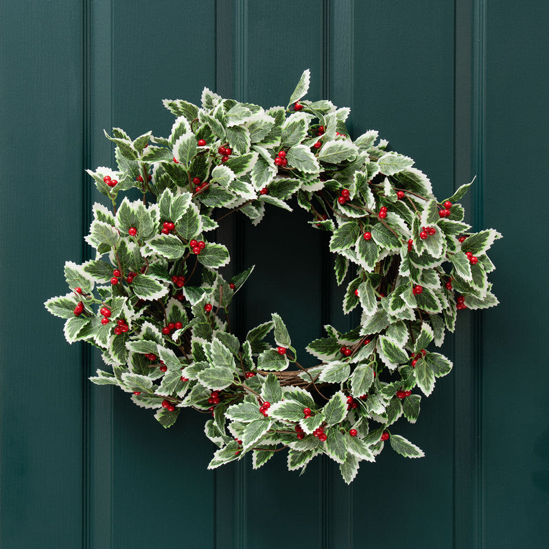 Holly Wreath 50cm