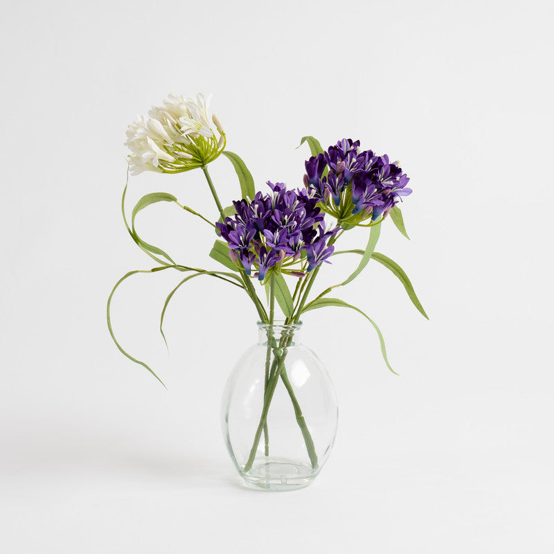 40cm Artificial Agapanthus in Vase