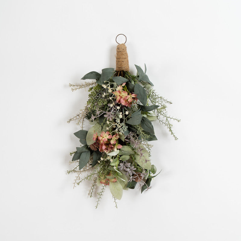 60cm Hydrangea Farmhouse Swag