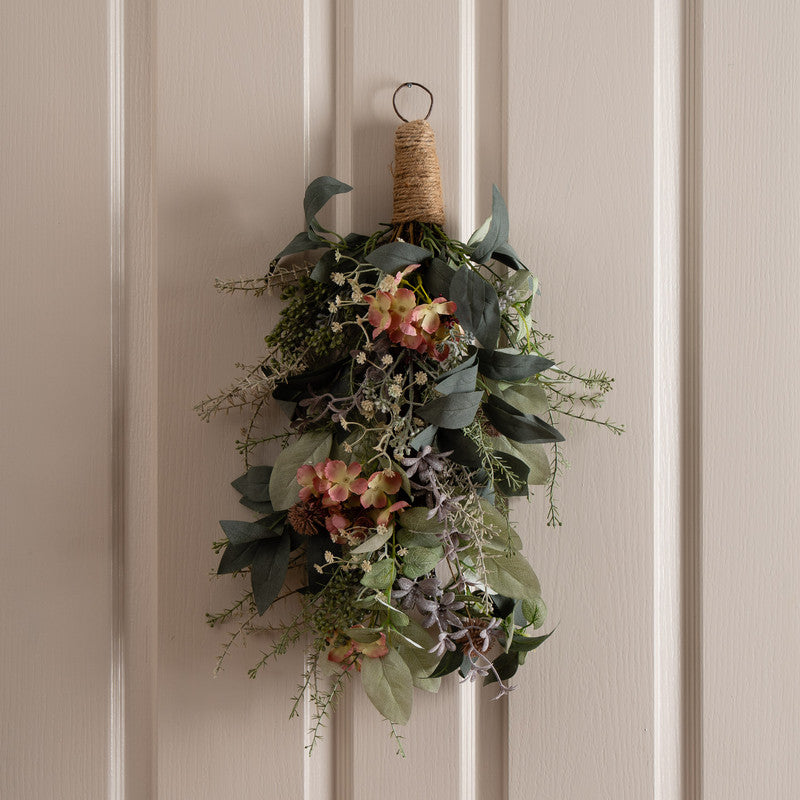 60cm Hydrangea Farmhouse Swag