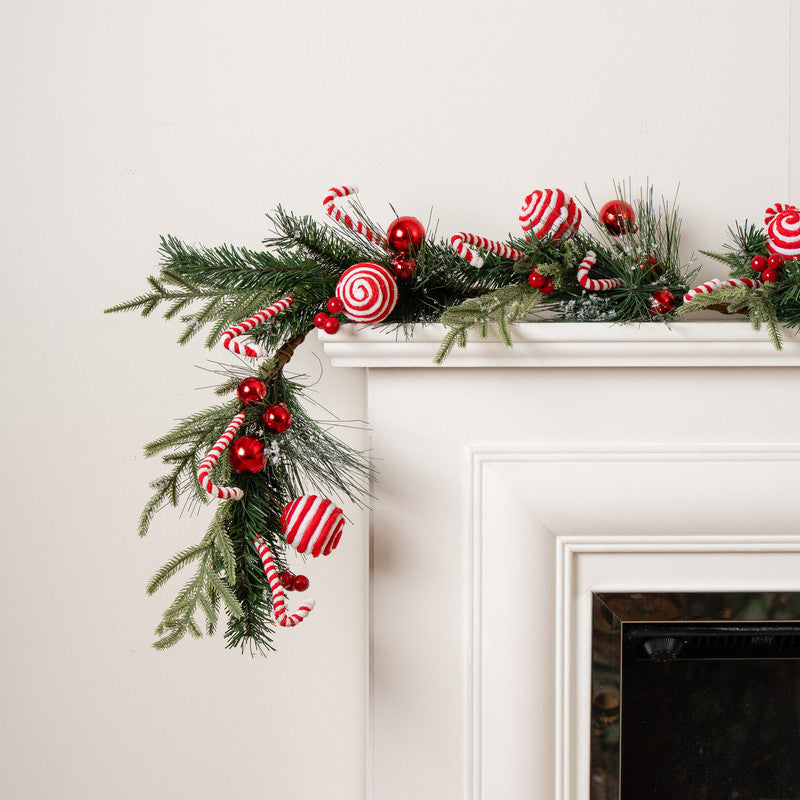 150cm Candy Cane Garland