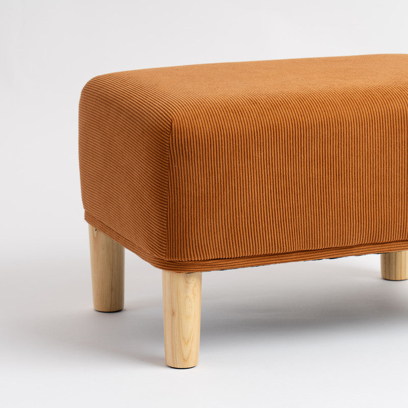 Caramel Cord Foot Stool