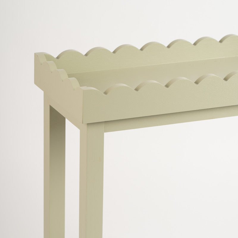 Moss Green Compact Side Table