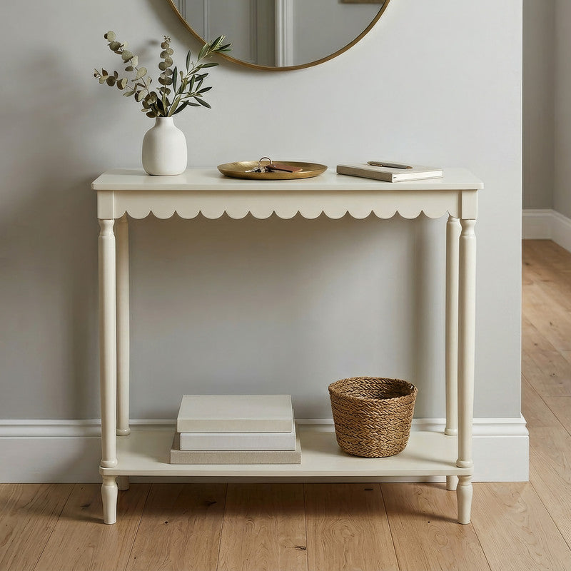 Ivory Console Table