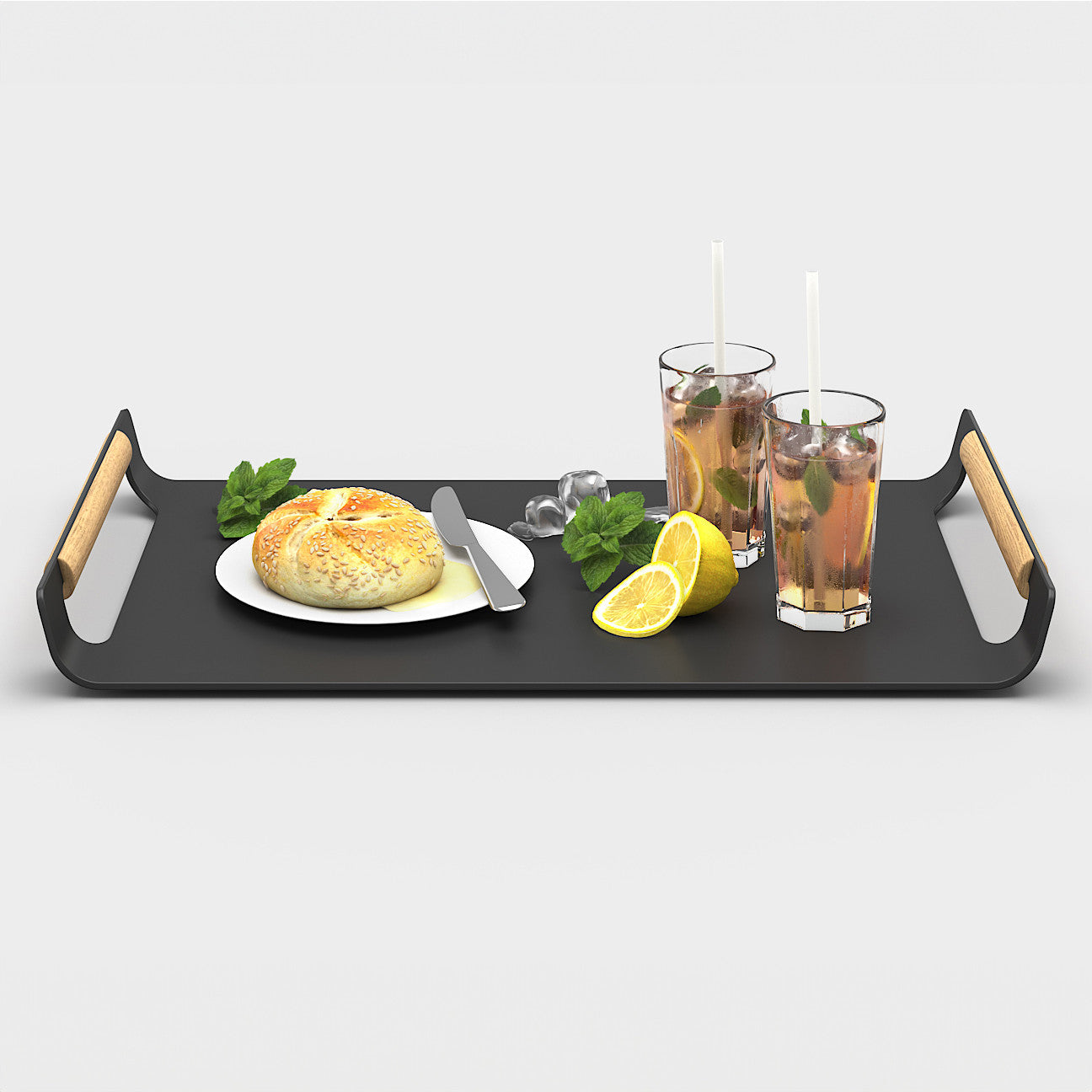Selene Aluminium Tray - Grey