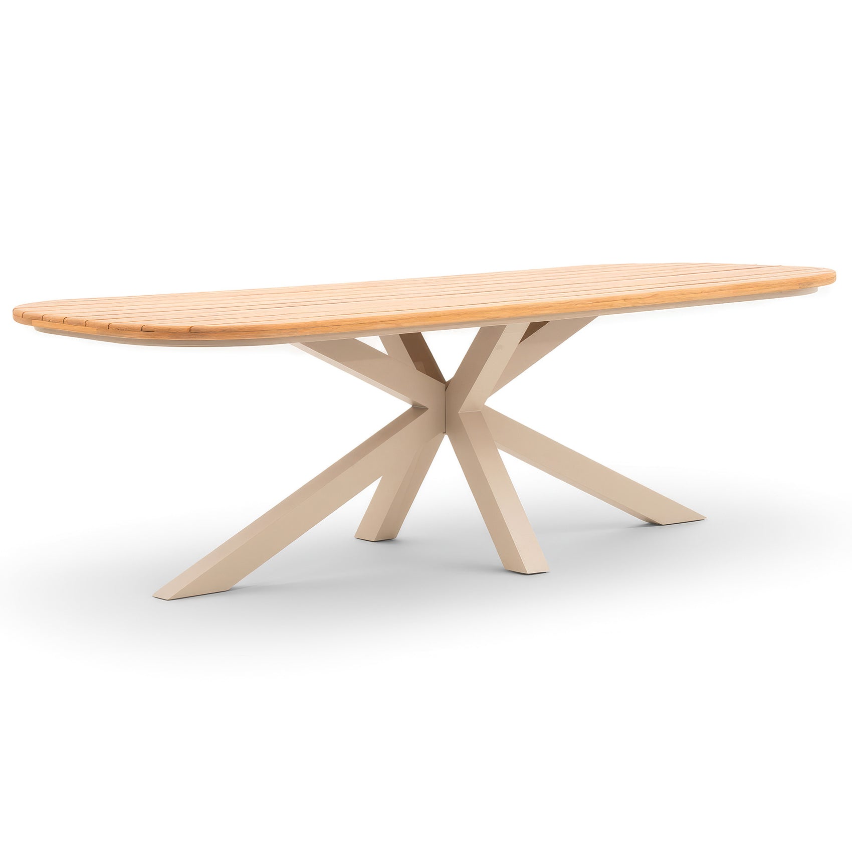 Sicily 8 Seater Rectangular Table - 240 cm - Latte