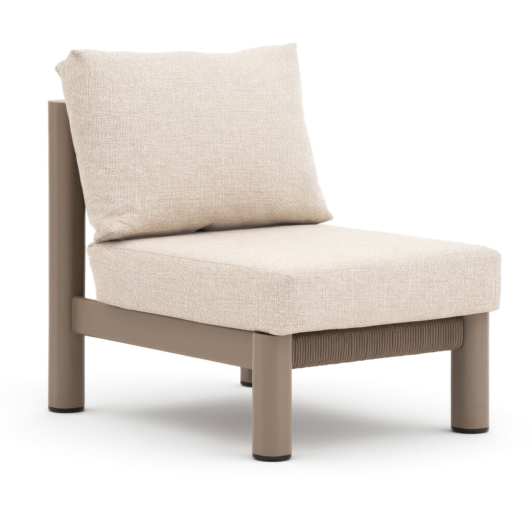 Sicily Middle Section - Café Frame-Latte Cushion