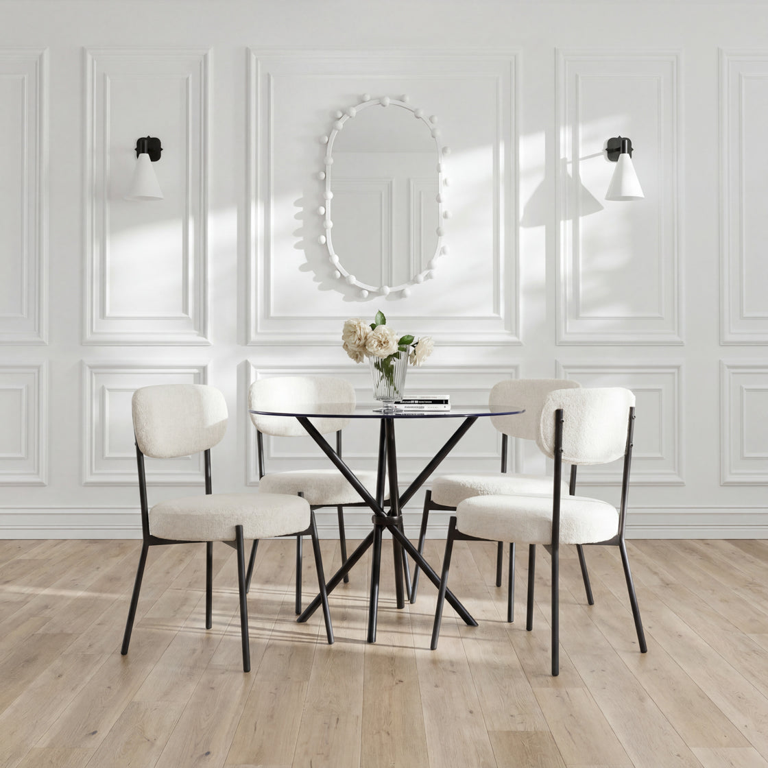 Smith Ivory Dining Chair lifestyle