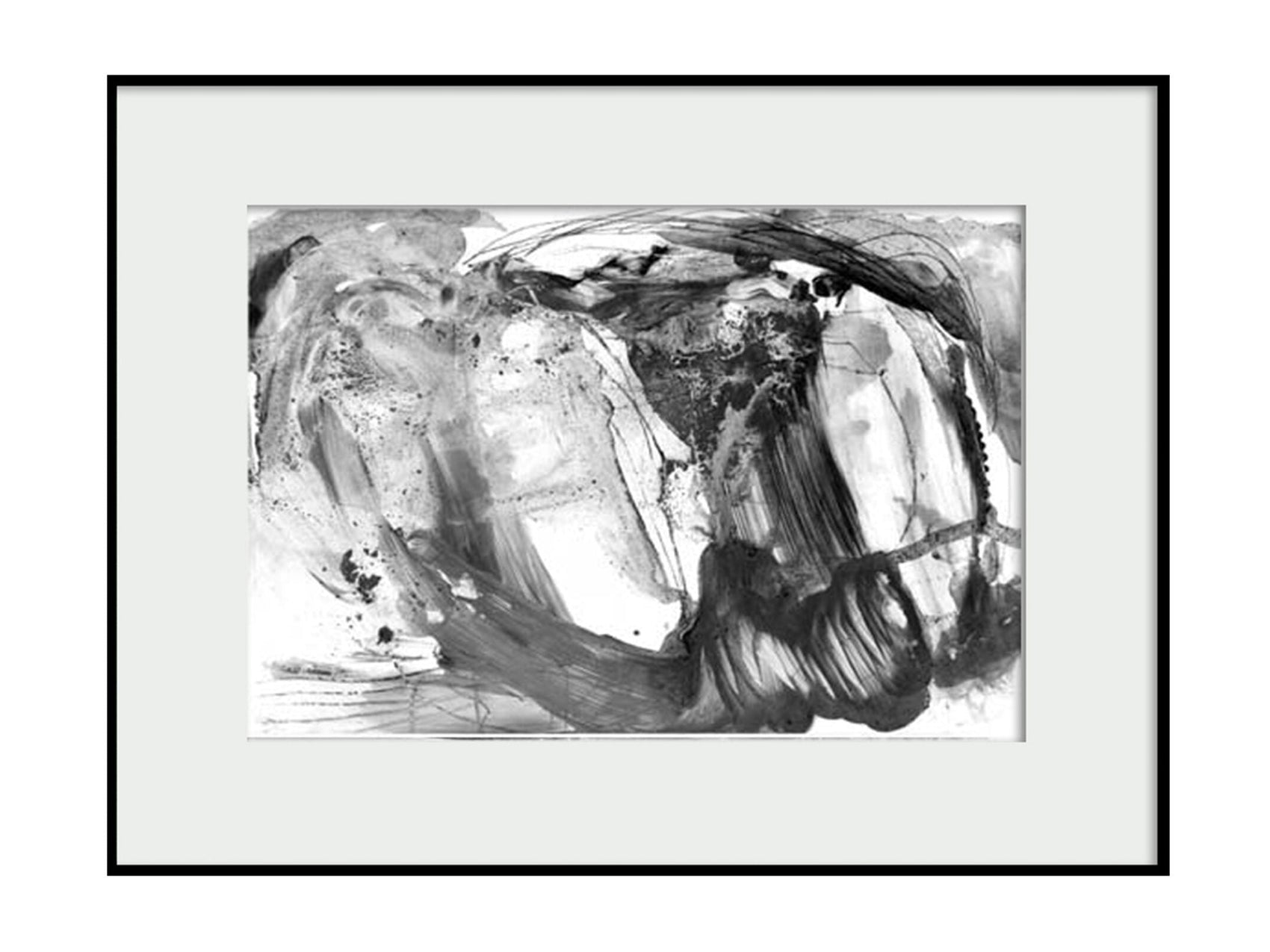 Tallis Framed Black Frame Wall Art Print