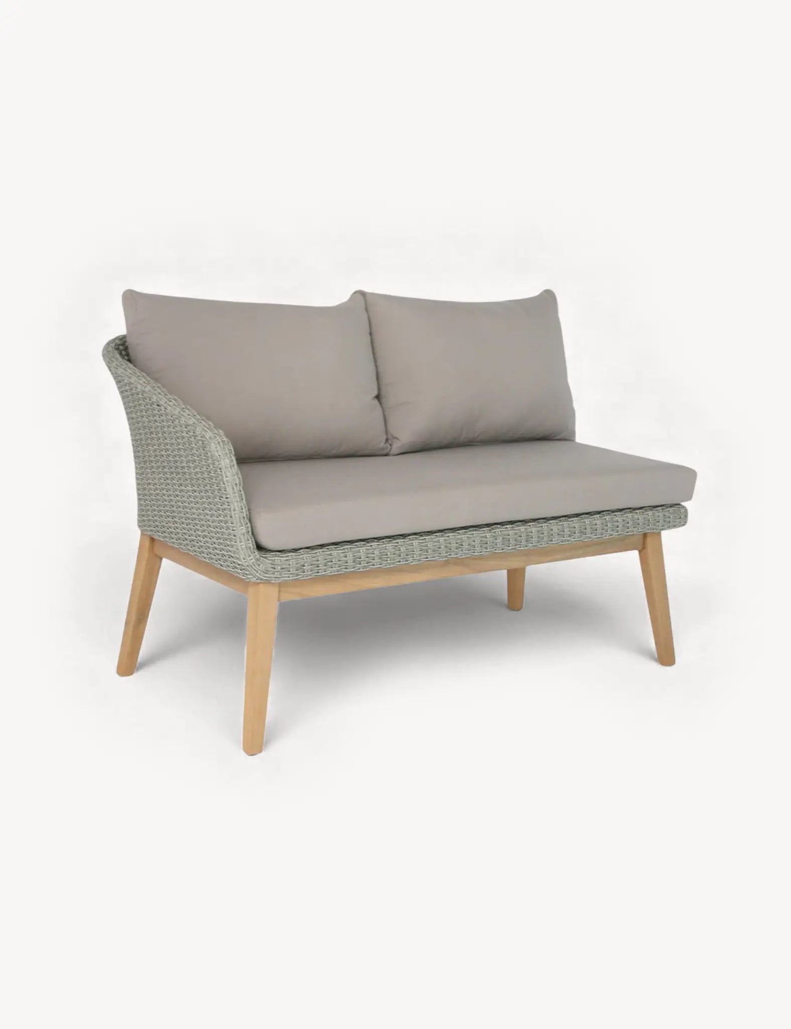 Sol 5 Seater Grey Corner Lounge Set with Square Coffee Table