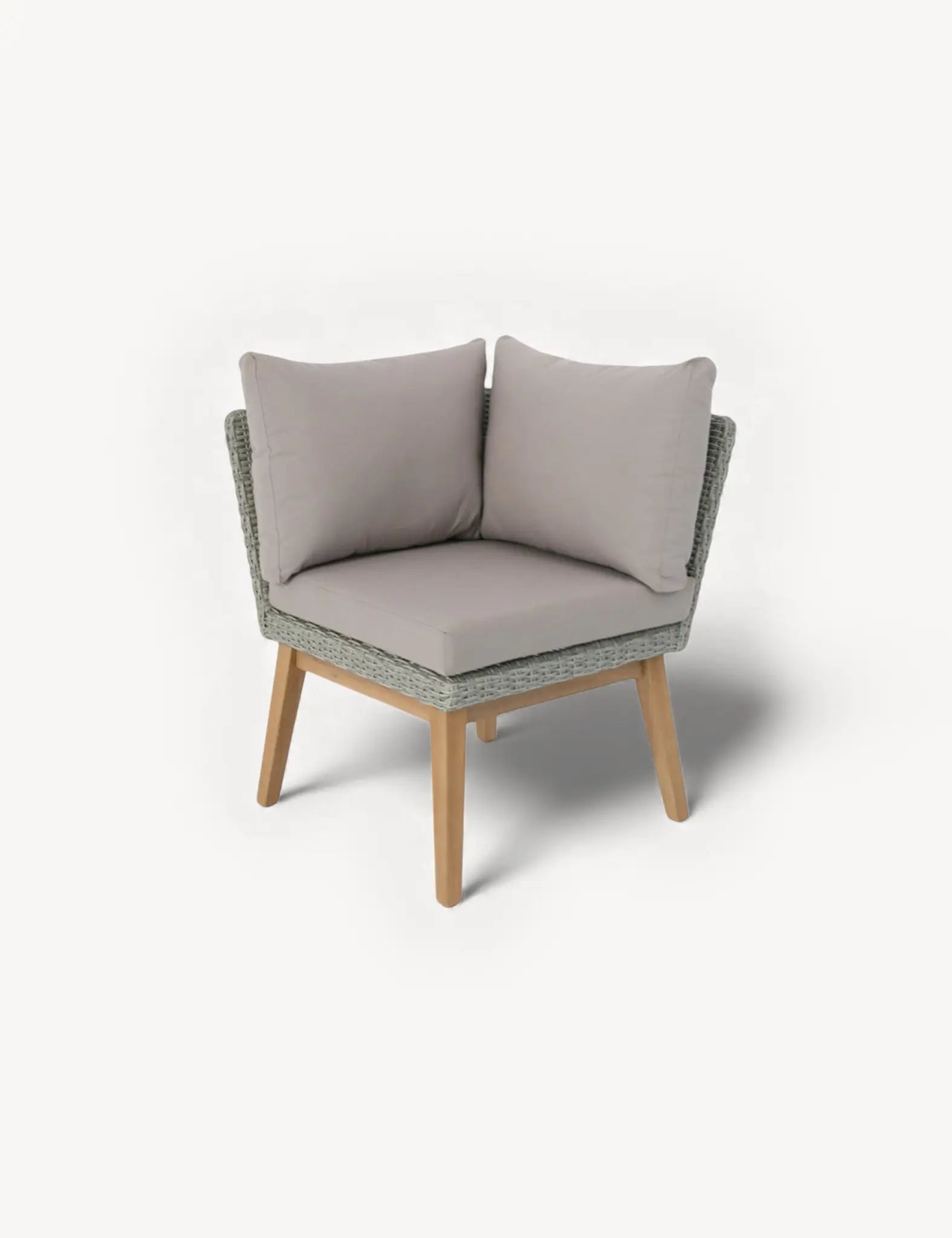 Sol 5 Seater Grey Corner Lounge Set with Square Coffee Table