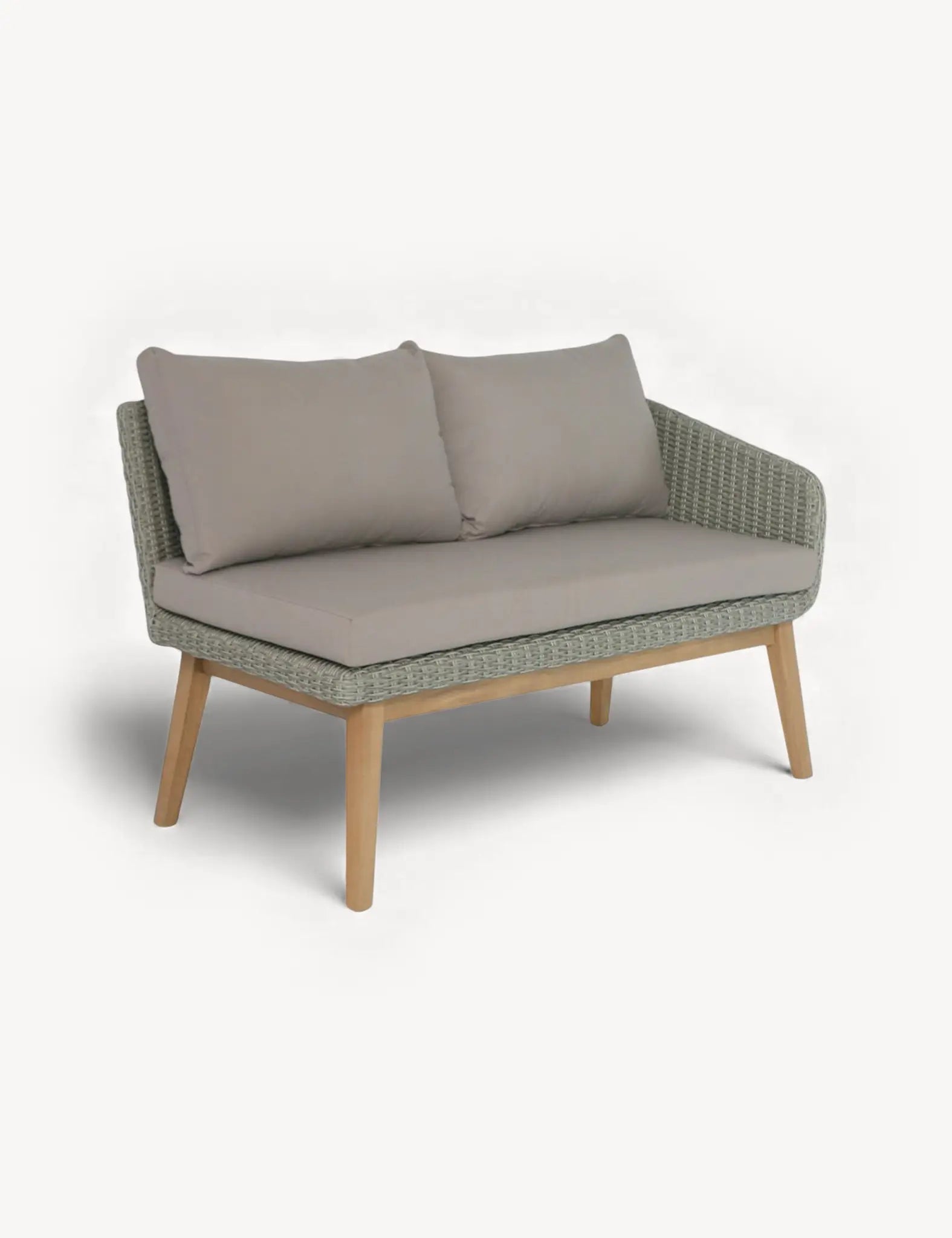 Sol 5 Seater Grey Corner Lounge Set with Square Coffee Table