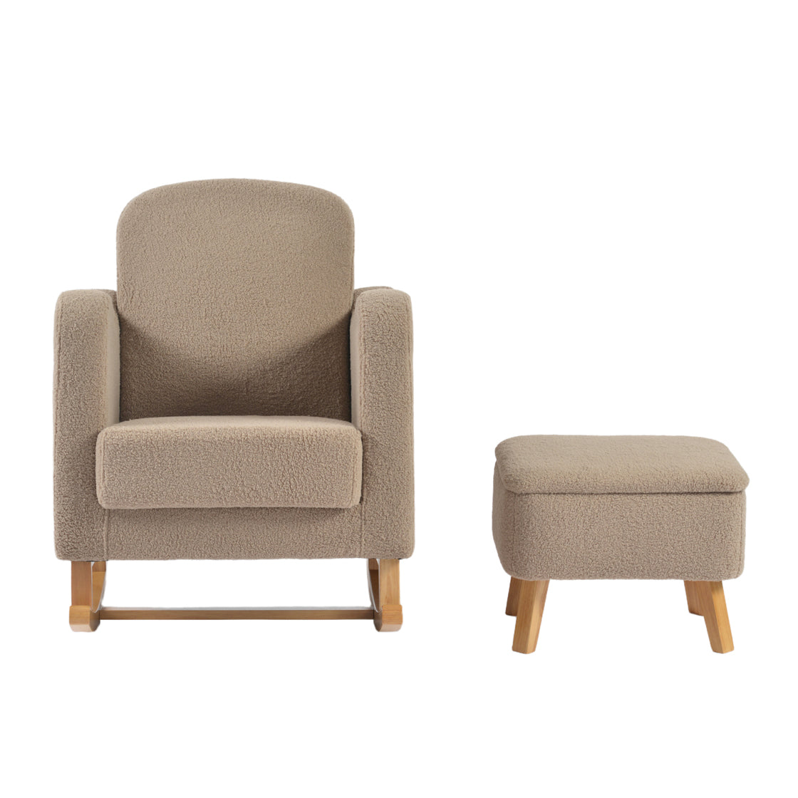 Soother Nursing Chair and Stool Biscuit Ted