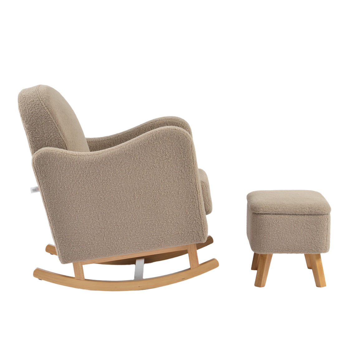 Soother Nursing Chair and Stool Biscuit Ted