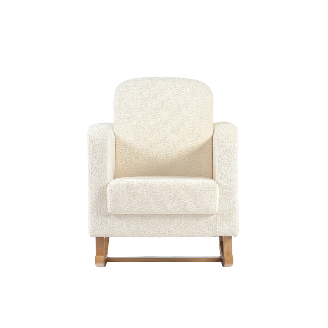Soother Nursing Chair Off White Boucle