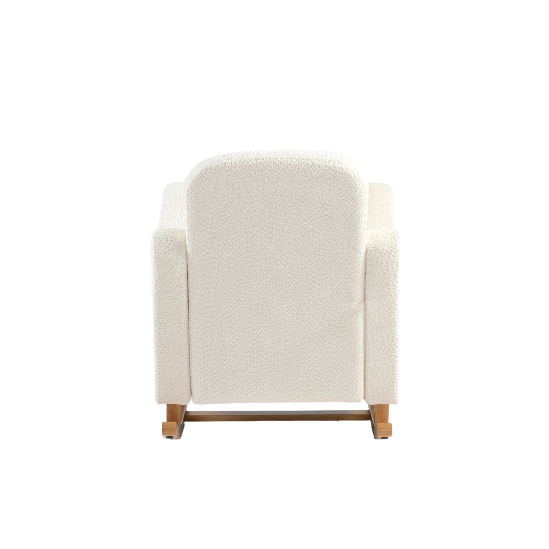 Soother Nursing Chair Off White Boucle