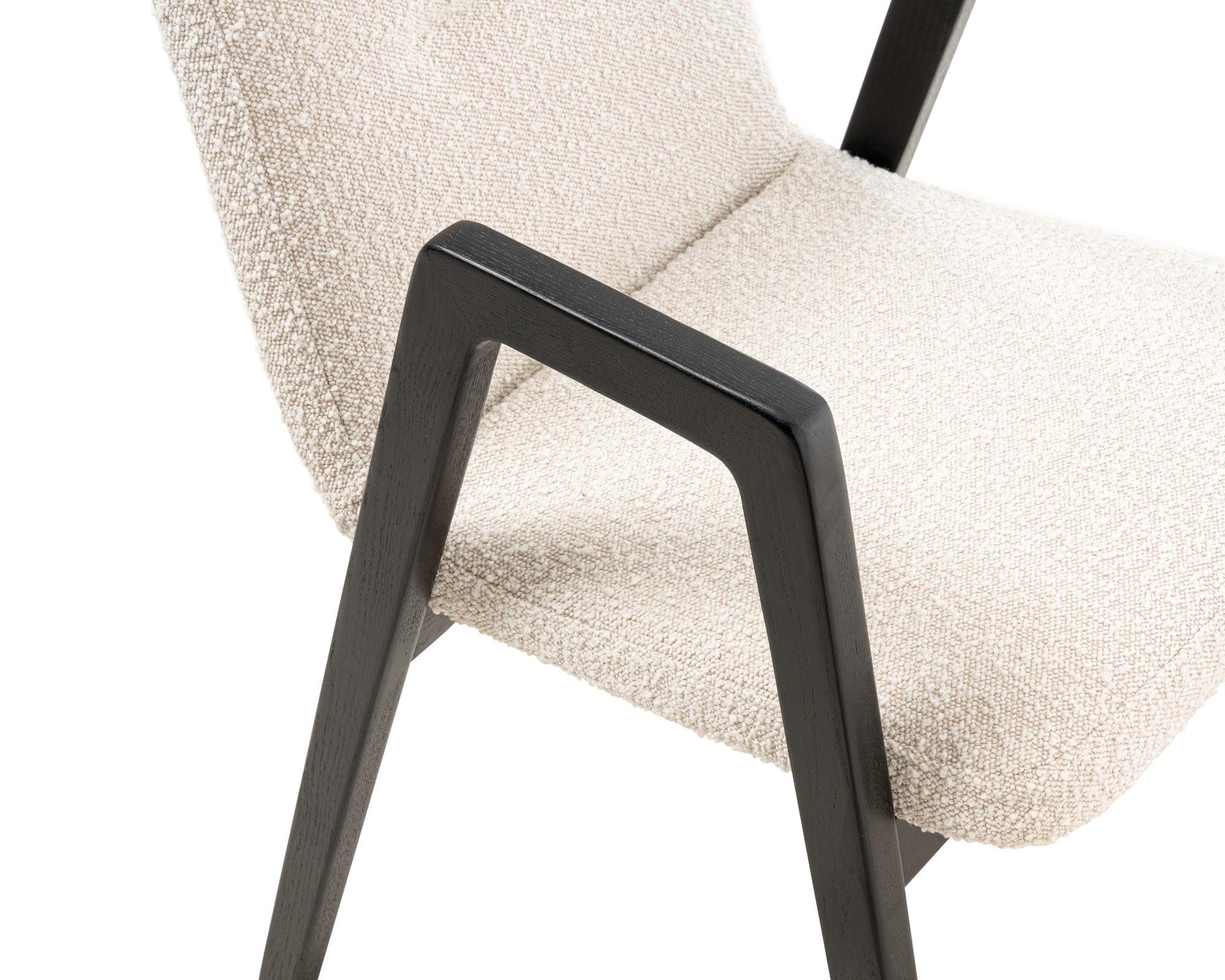 Benson Dining Chair - Sand Cream Boucle