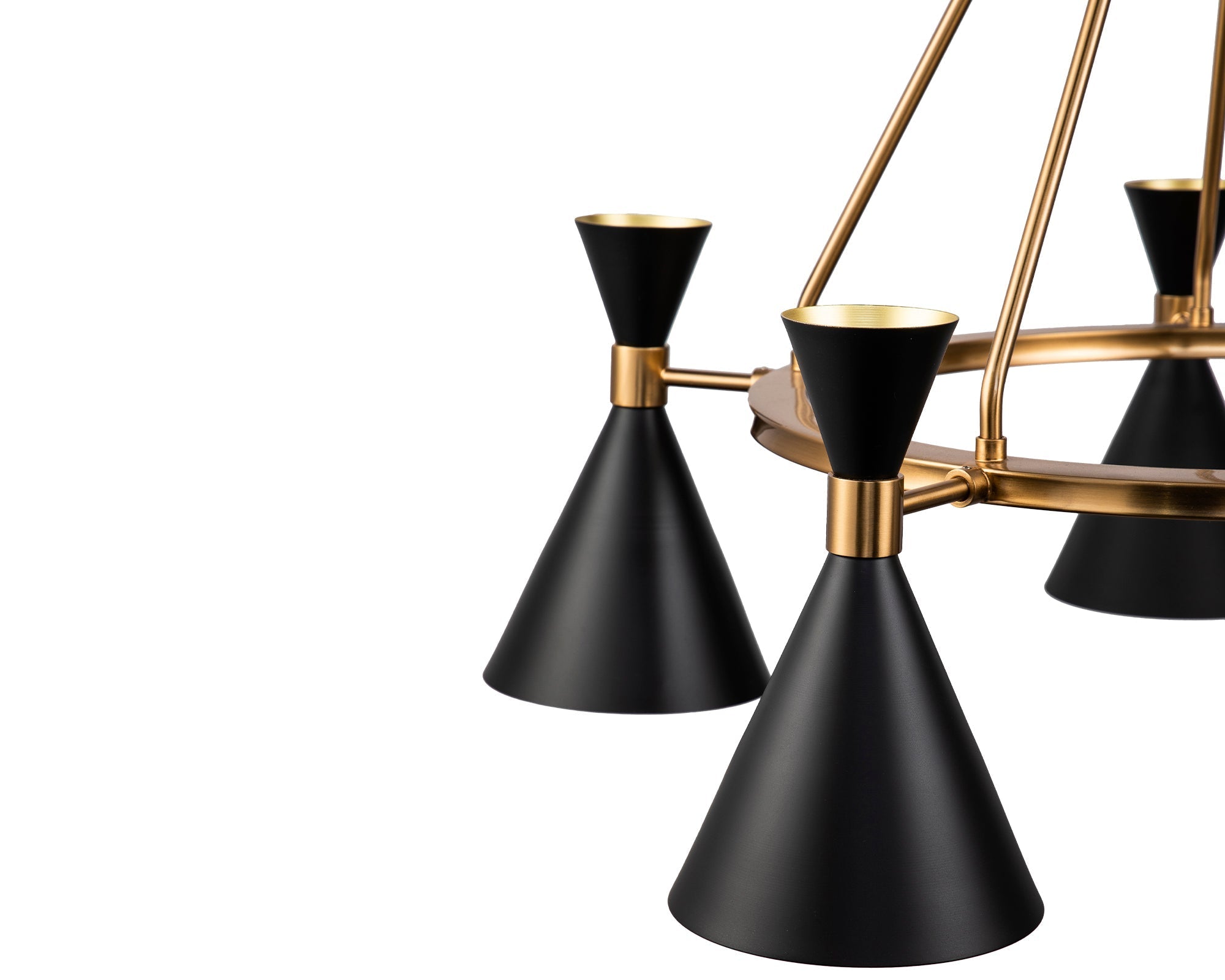 Kensington Pendant Lamp - Black Antique Blass