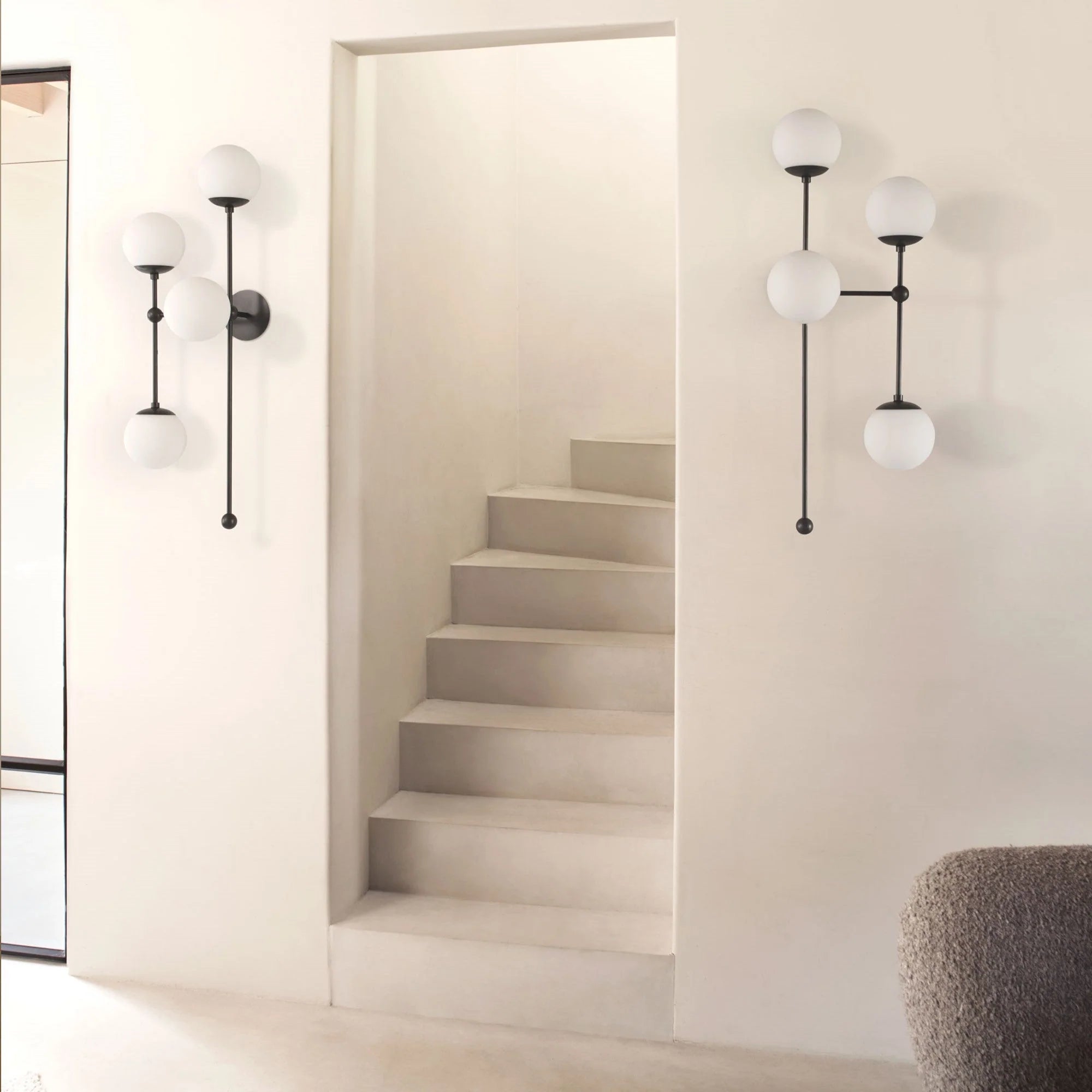 Schwung Armstrong Globe Wall Light 4 Lights