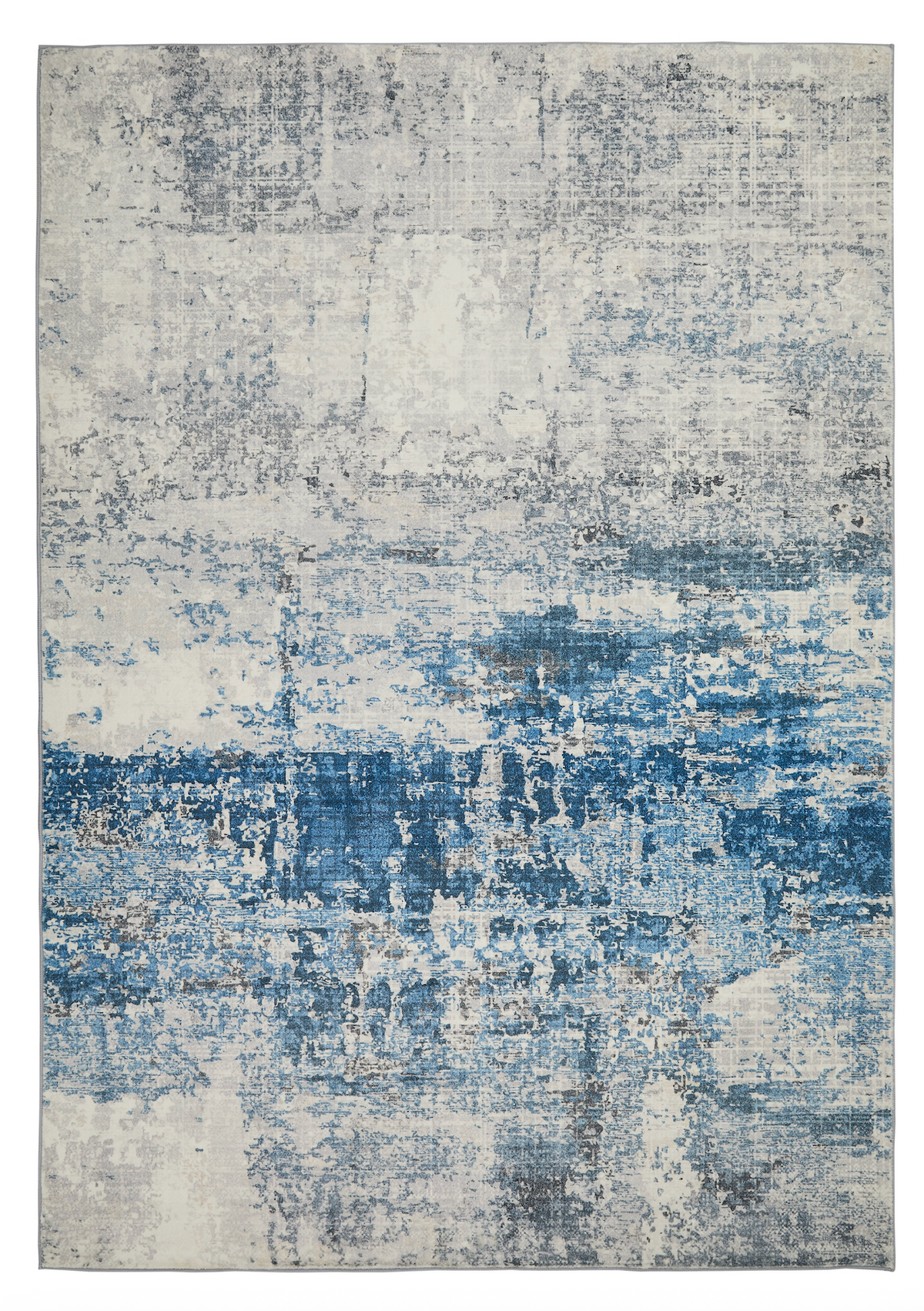 Concept Looms Lux Washable LUX07 Ivory Blue Rug