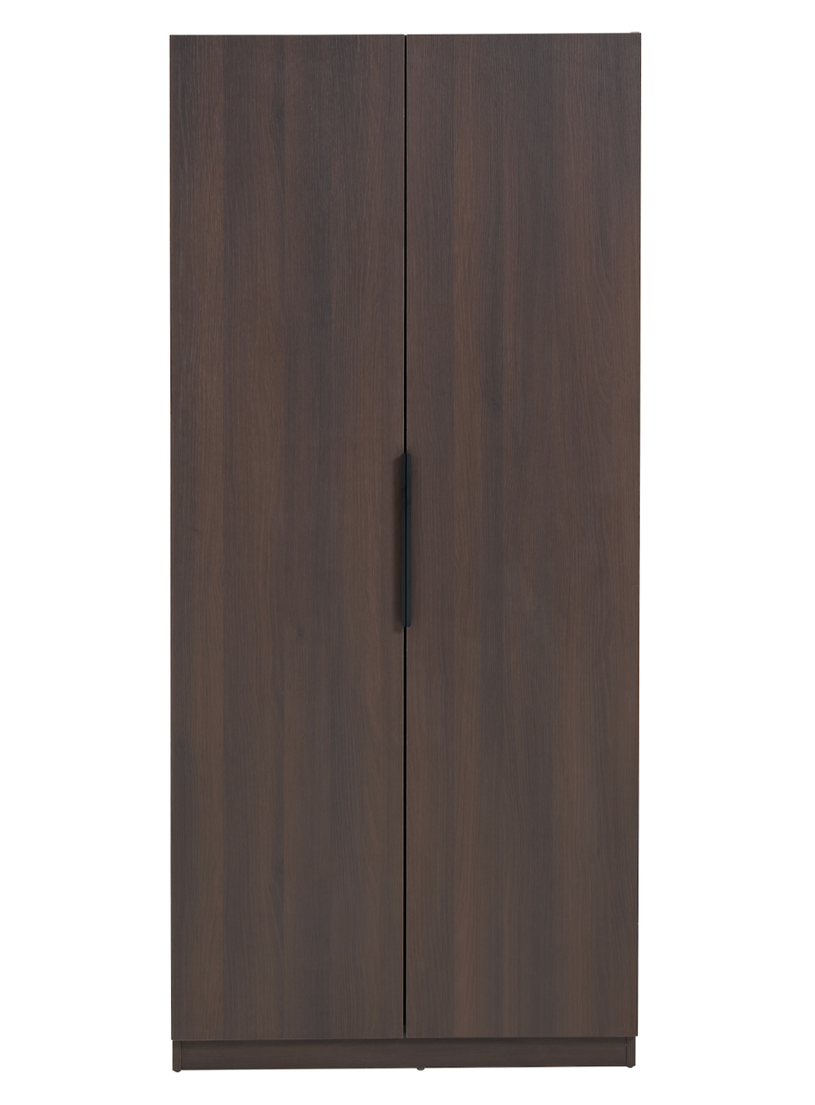 Luna Espresso Brown Wood Double Wardrobe