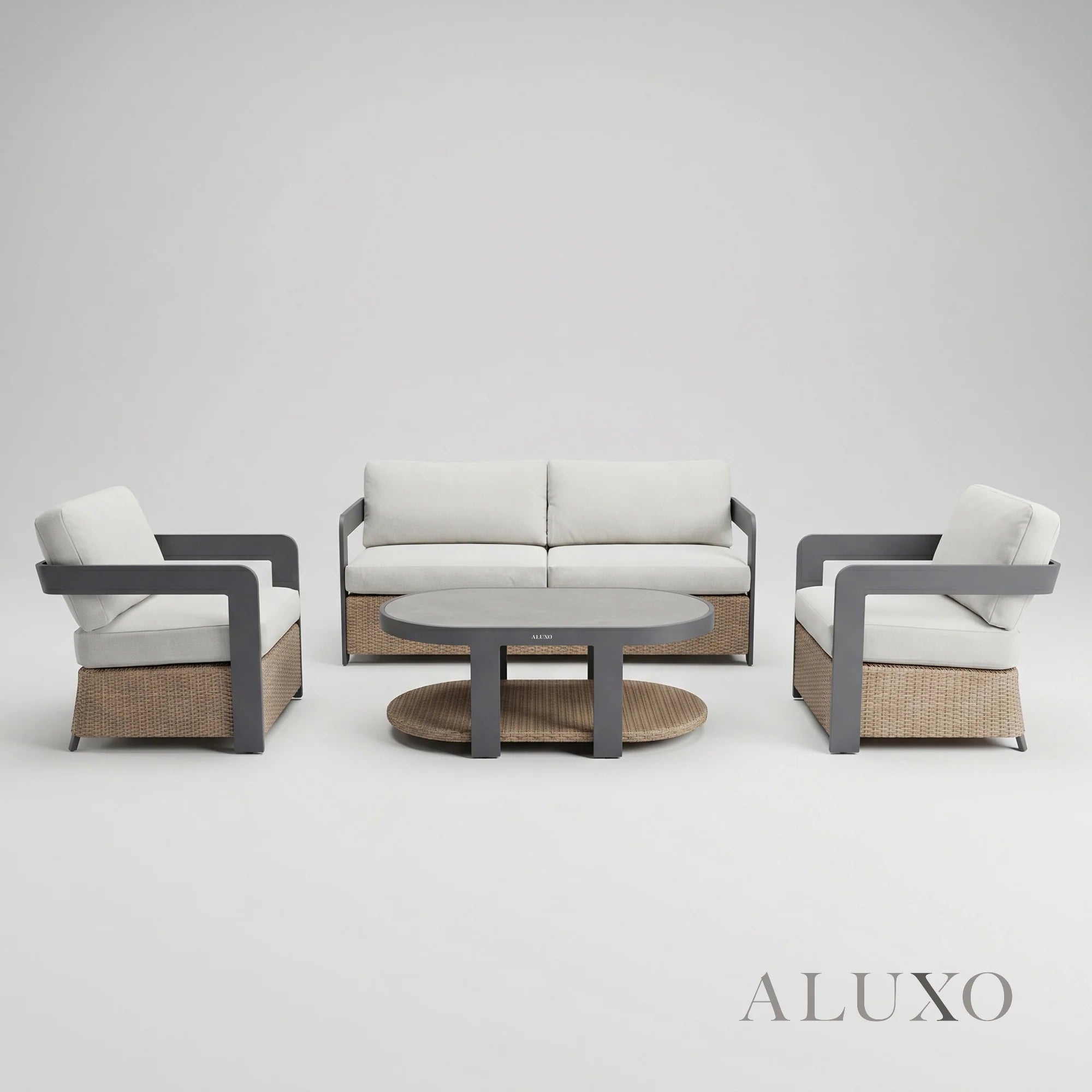 Selene Outdoor Lounge Set - Wicker - 5 Seater